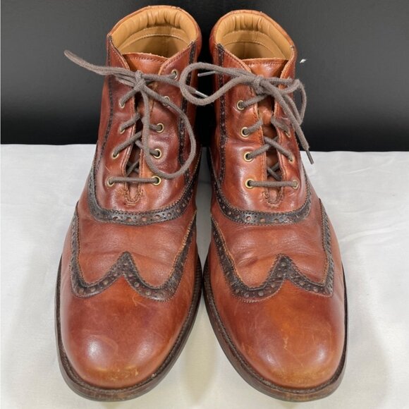 Cole Haan Men's Brown Leather Dress Shoes/Oxfords Sz 12M SKU 5508 - Picture 2 of 10